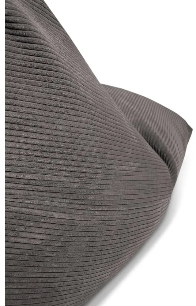 Pouf a sacco per bambini color mattone con rivestimento in velluto a coste Razzy – SLOWDOWN