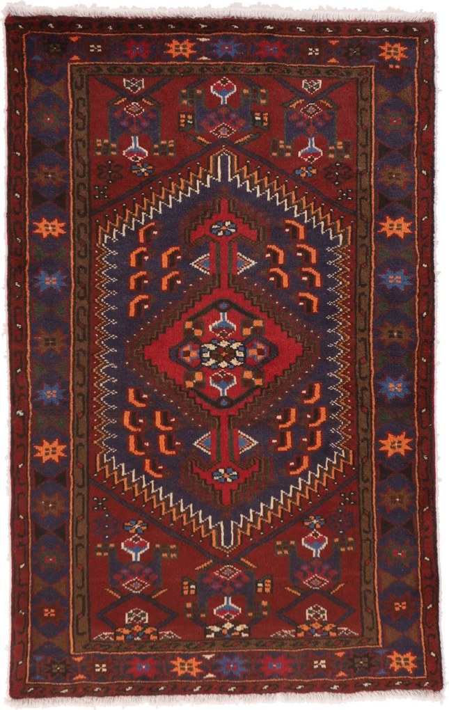Hamedan Tappeto persiano 100x150 (Iran) Annodato A Mano