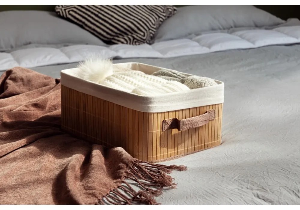 Cesto portaoggetti in bambù marrone Carossa - Compactor