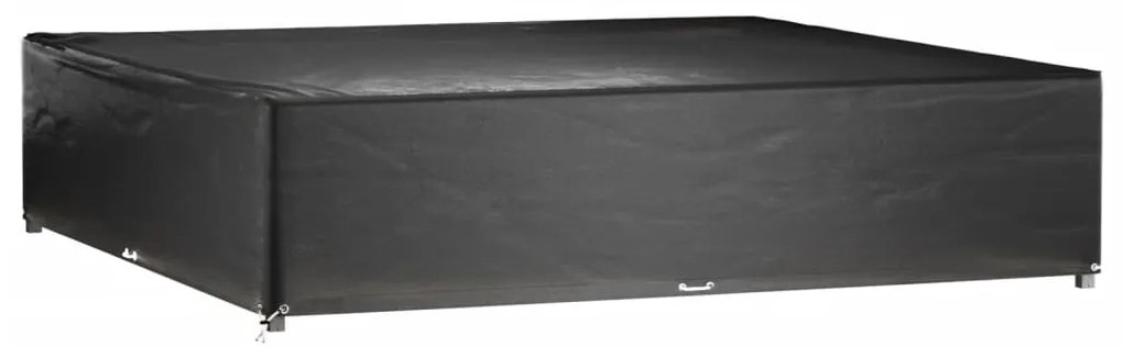 Copri mobili da giardino 2pz 16 occhielli 240x240x55cm quadrato