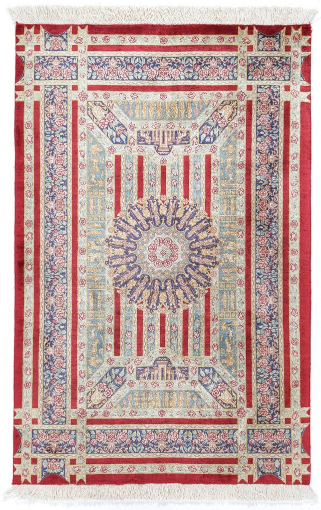Ghom Tappeto persiano 120 x 80 (Iran) Annodato A Mano