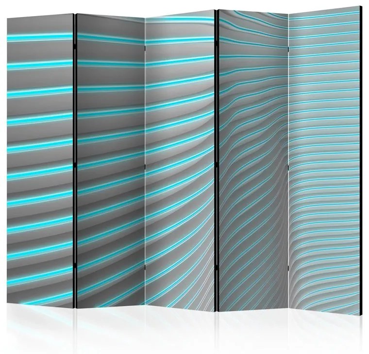 Paravento  Neon Blue II [Room Dividers]  Colore ---, Dimensioni e Misure 225x172