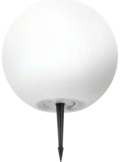 Lampada solare LED RGBW dimmerabile 5W/3,7V 3000K IP54 Ø 30 cm
