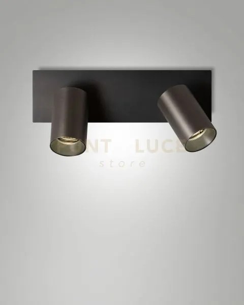 Flores spot 2 luci canna di fucile orientabile attacco gu10