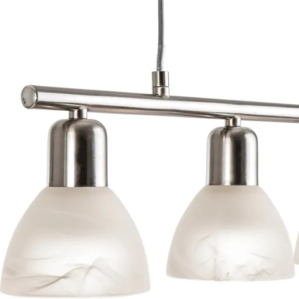 Lampadario LED a sospensione con filo DAYTONA 4xE14/5W/230V 3000K cromo lucido