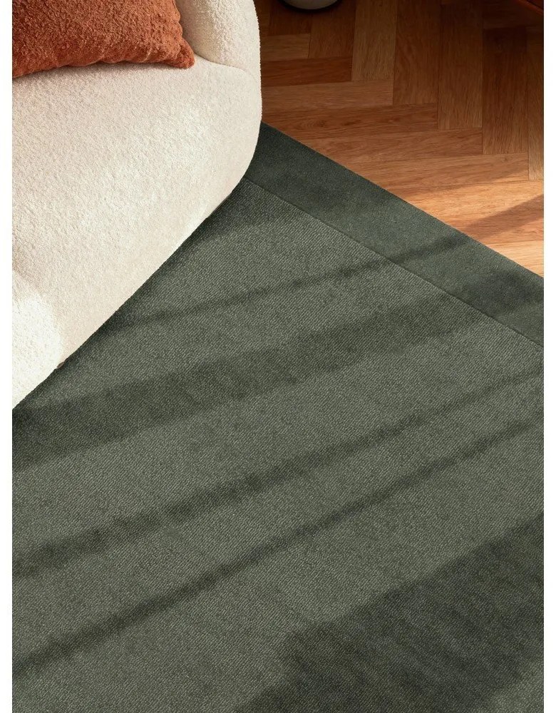 Tappeto verde scuro in misto lana tessuto a mano 160x230 cm Kari – Villeroy&amp;Boch