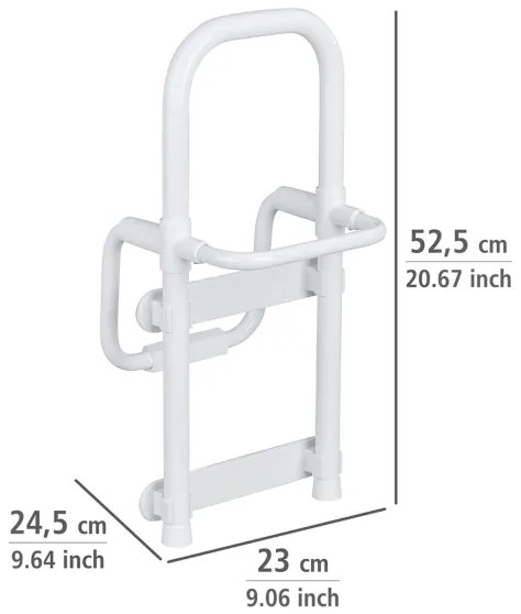 WENKO 8110100-Maniglione SECURA 23x52 cm bianco