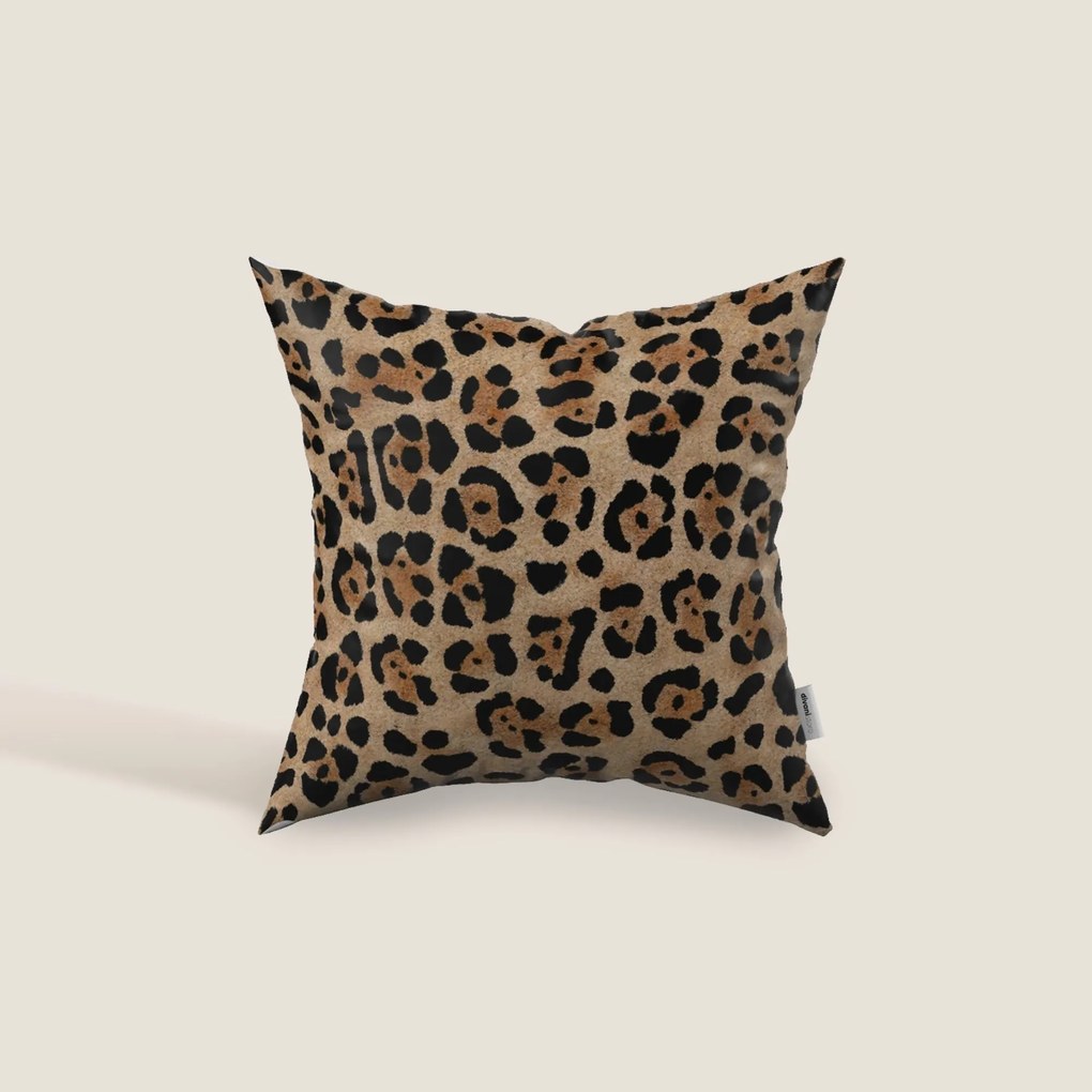Wild cuscino in collezione Wild in microfibra impermeabile giaguaro