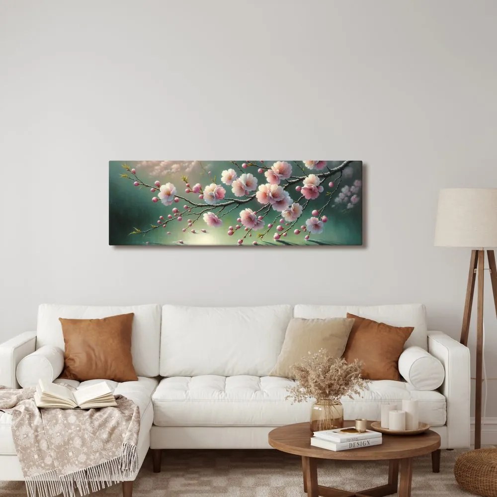 Quadro su tela – Sakura nei riflessi di luce