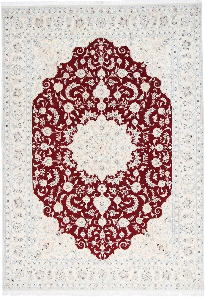 Nain Tappeto 250x350 Beige (Iran) Annodato A Mano