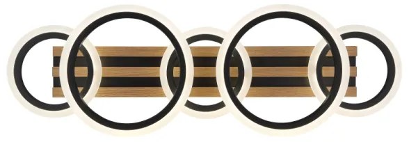 Globo 67360D4 - Plafoniera LED BLEVINS 34W/230V 3000/4200/600K 25x74,5 cm