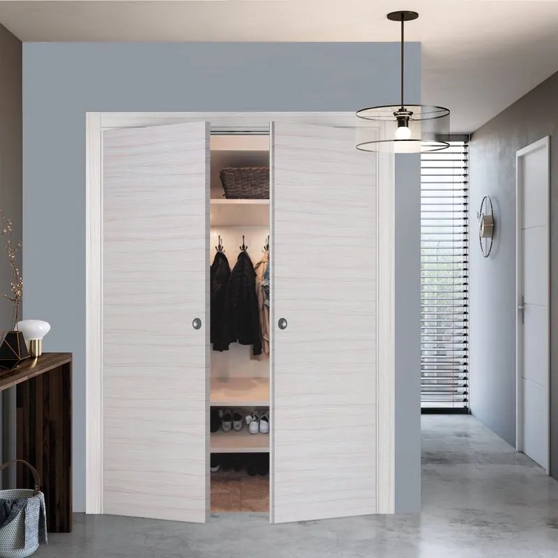 Porta interna a battente Oxford in legno colore palissandro, L 120 x H 210 cm, apertura reversibile