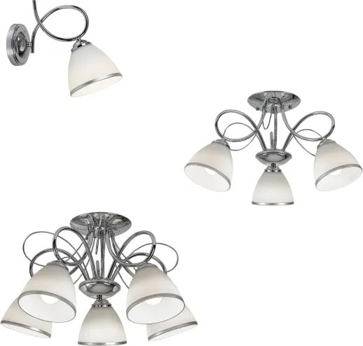 Brilagi - Lampada da parete FRED 1xE27/60W/230V cromo lucido