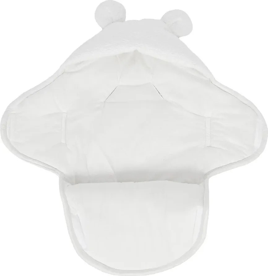 Copertina per neonati bianca in bouclé 45x80 cm – Meowbaby