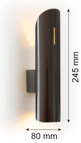 Argon 7232 - Applique AKRON PLUS 2xG9/6W/230V