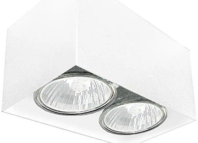 Brosline 1077 - Faretto CAGE 2xGU10/10W/230V bianco