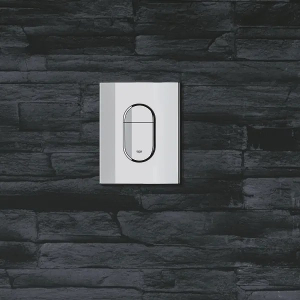 GROHE 38844000 - Pulsante di scarico ARENA COSMOPOLITAN 156 × 197 mm, finitura cromata