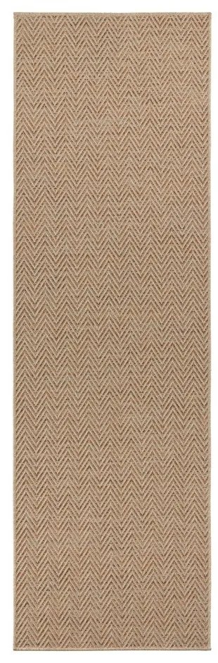 Passatoia da interno ed esterno marrone chiaro 80x500 cm Nature – Hanse Home