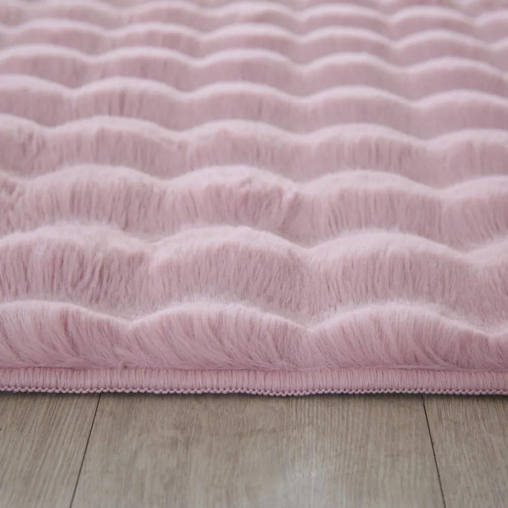 Tappeto lavabile rosa chiaro 80x150 cm Ambiance - Ayyildiz Carpets