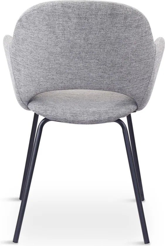 Set di sedie da pranzo grigio chiaro in imbottito 2 pz Rowley – Unique Furniture