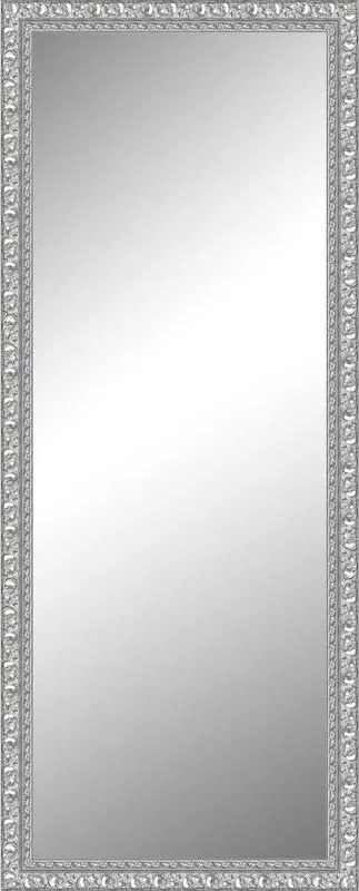 Specchio rettangolare in legno argento 170 x 60 cm
