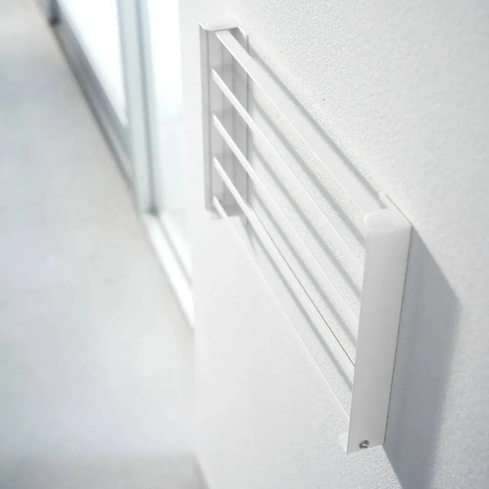 Mensola da bagno da parete bianco opaco in acciaio Tower – YAMAZAKI