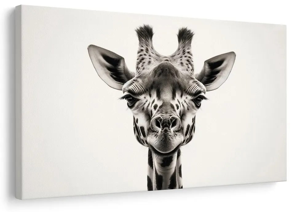 Quadro su tela – Ritratto di giraffa