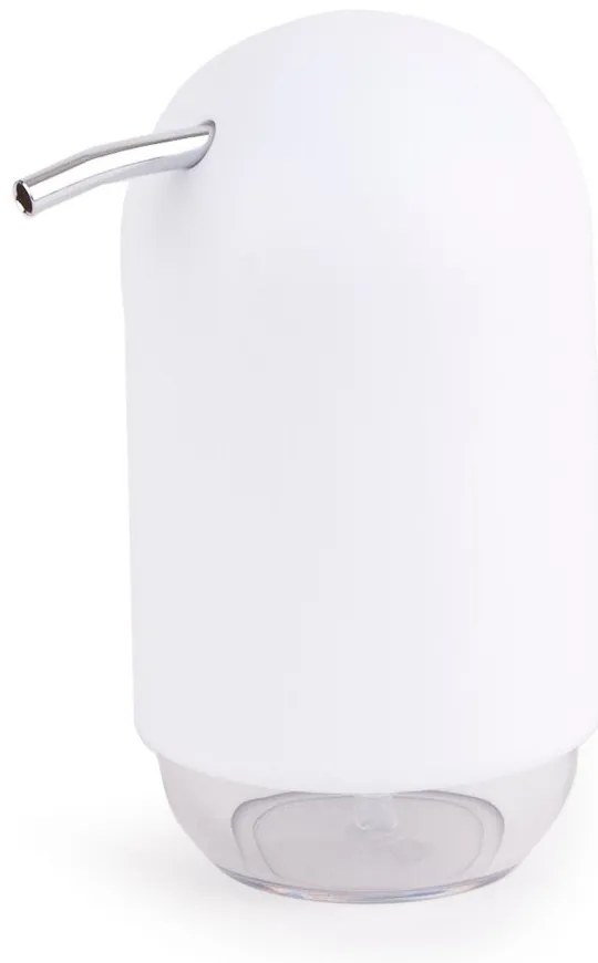 Dispenser di sapone in plastica bianca 230 ml Touch - Umbra
