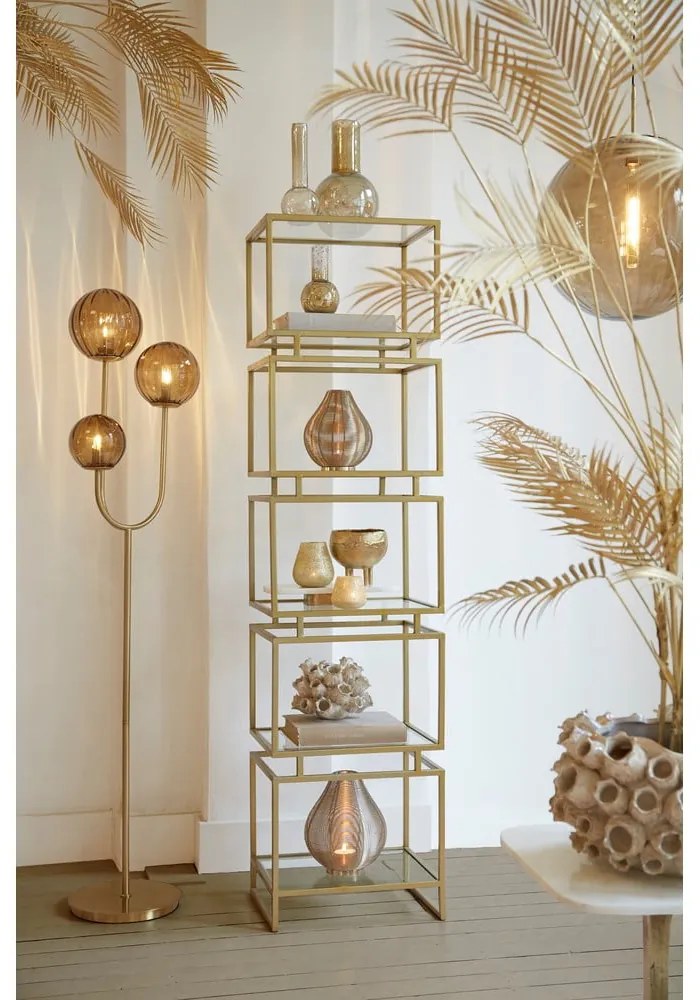 Vaso in vetro beige Dapoli - Light &amp; Living