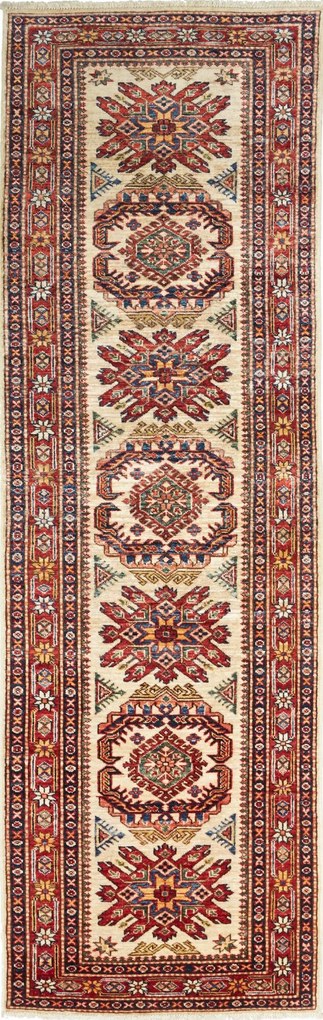 Kazak Tappeto 80 x 270 Beige (Pakistan) Annodato A Mano