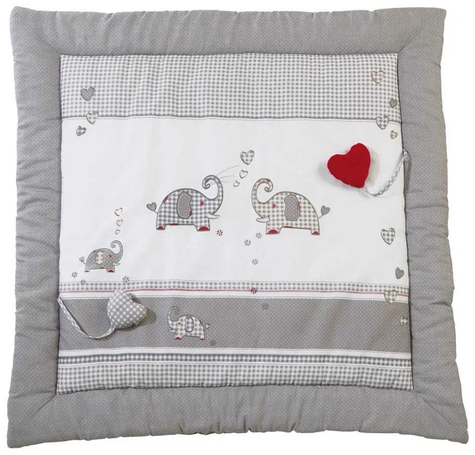 Palestrina per bambini bianca/grigia 100x100 cm Jumbo twins – Roba