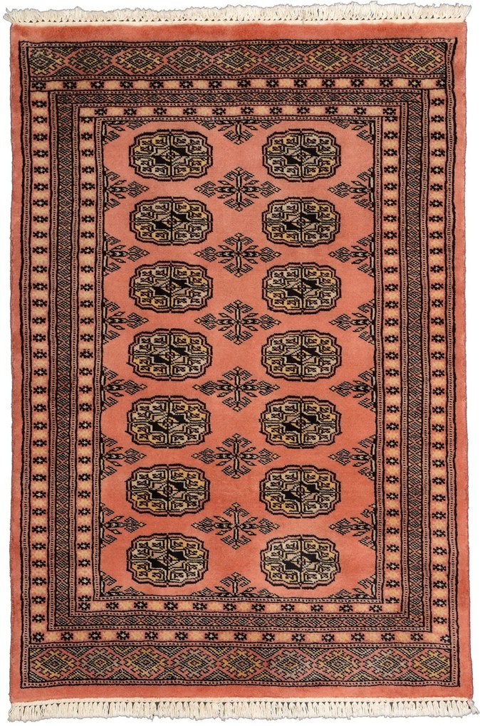 Bokhara Tappeto 120x80 Rosa (Pakistan) Annodato A Mano