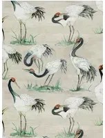 Vogel Tapete Cranes von Osborne & Little - Linen