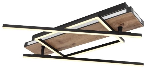 Globo 67299D3 - Plafoniera COLLI LED/40W/230V beige/nera