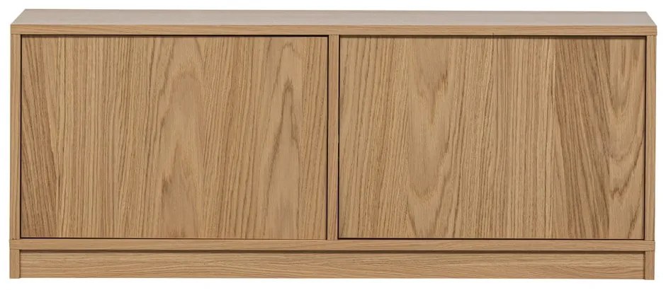 Tavolo TV modulare in rovere naturale 110x44 cm Modulair - vtwonen