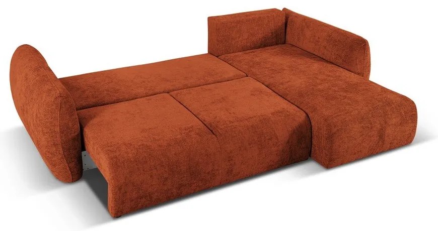 Divano angolare arancione (angolo destro) Matera - Cosmopolitan Design