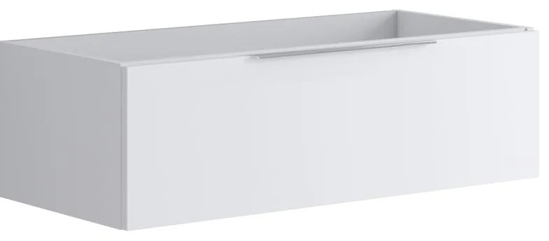 Base per mobile bagno Brera 1 cassetto P 45.5 x L 99.5 x H 30 cm laccato opaco bianco