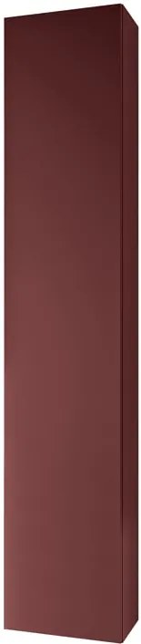 Colonna per mobile bagno Brera 1 anta P 27 x L 30 x H 160 cm laccato opaco rosso jaipur