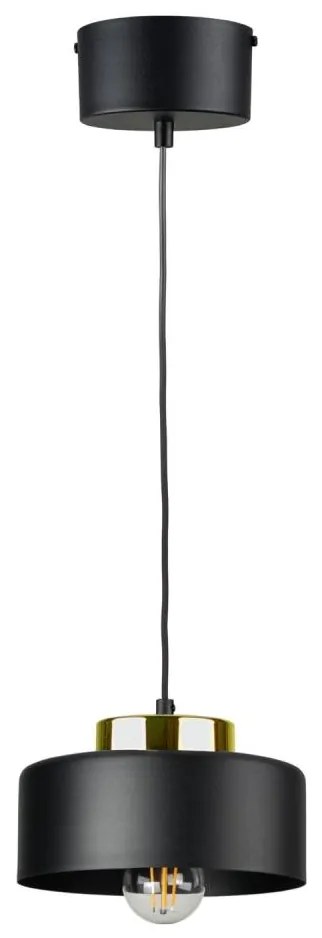 Lampadario a cavo IGNIA 1xE27/60W/230V, nero