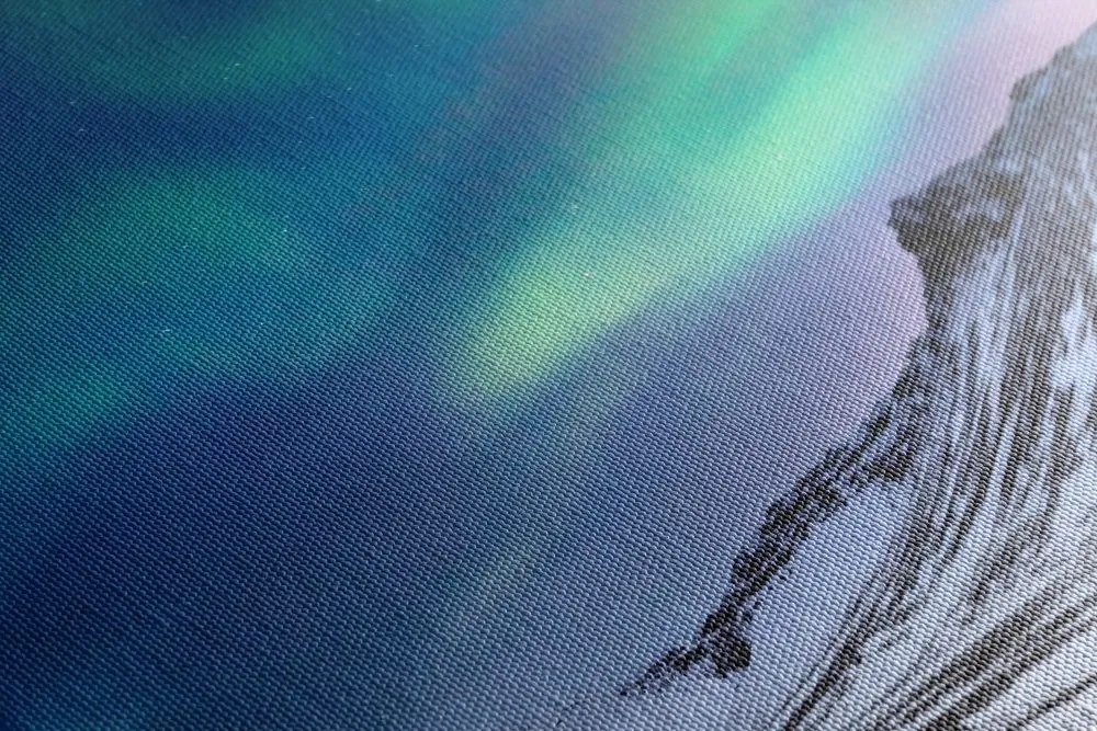 Quadro su tela – Aurora boreale norvegese