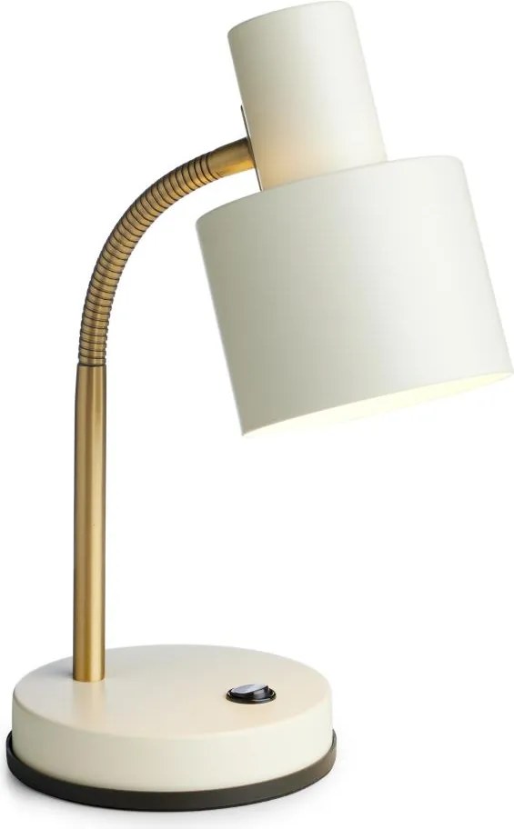 Halo Design 746910 - Lampada da tavolo VOGUE 1xE27/40W/230V crema/ottone