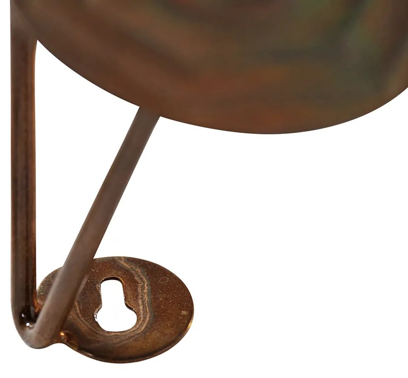 Applique da parete Art Déco in rame 77 cm - Circles