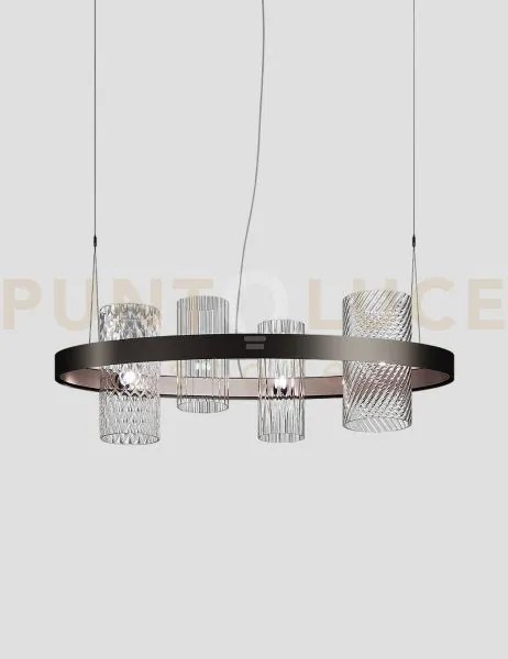 Armonia sospensione ov1 multicolore 3 nickel nero satinato rame sat...