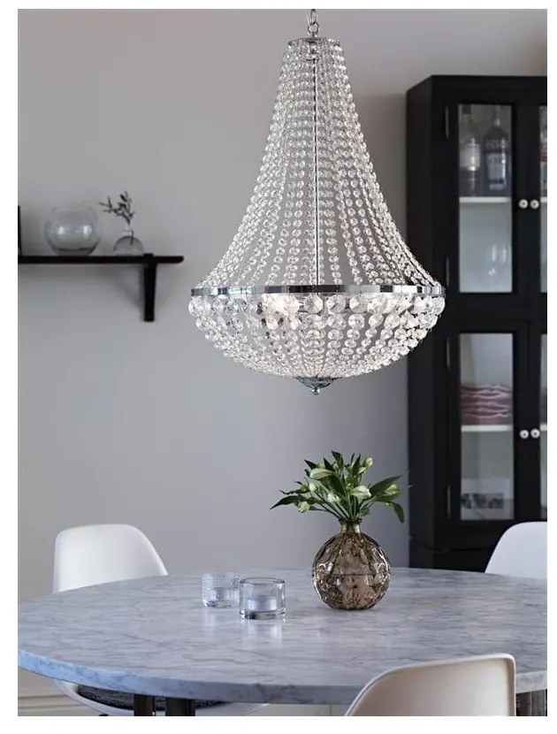 Lampada a sospensione in argento ø 40 cm Gränsö - Markslöjd