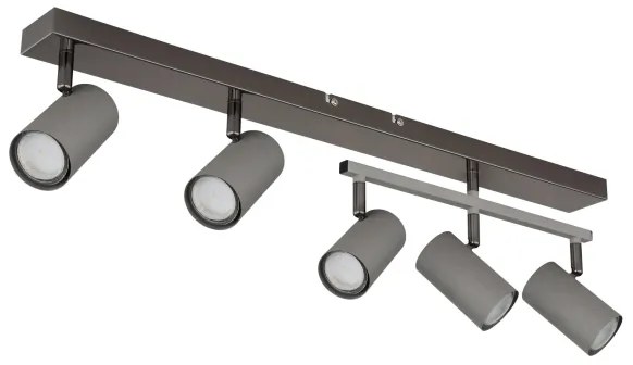 Globo 57911-5S - Faretto ROBBY 5xGU10/35W/230V grigio