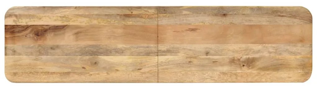 Panca 160x40x45 cm in legno massello di mango