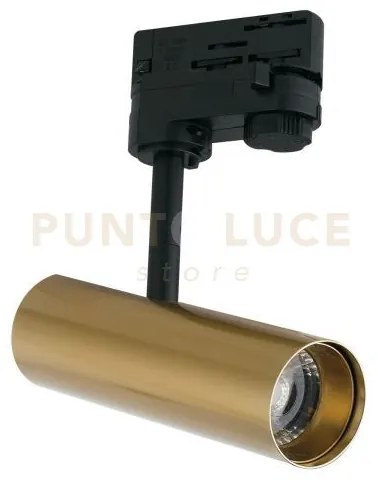 Faro binario led rocket oro 7w 700lm 4000k 16,5x16,5x5cm