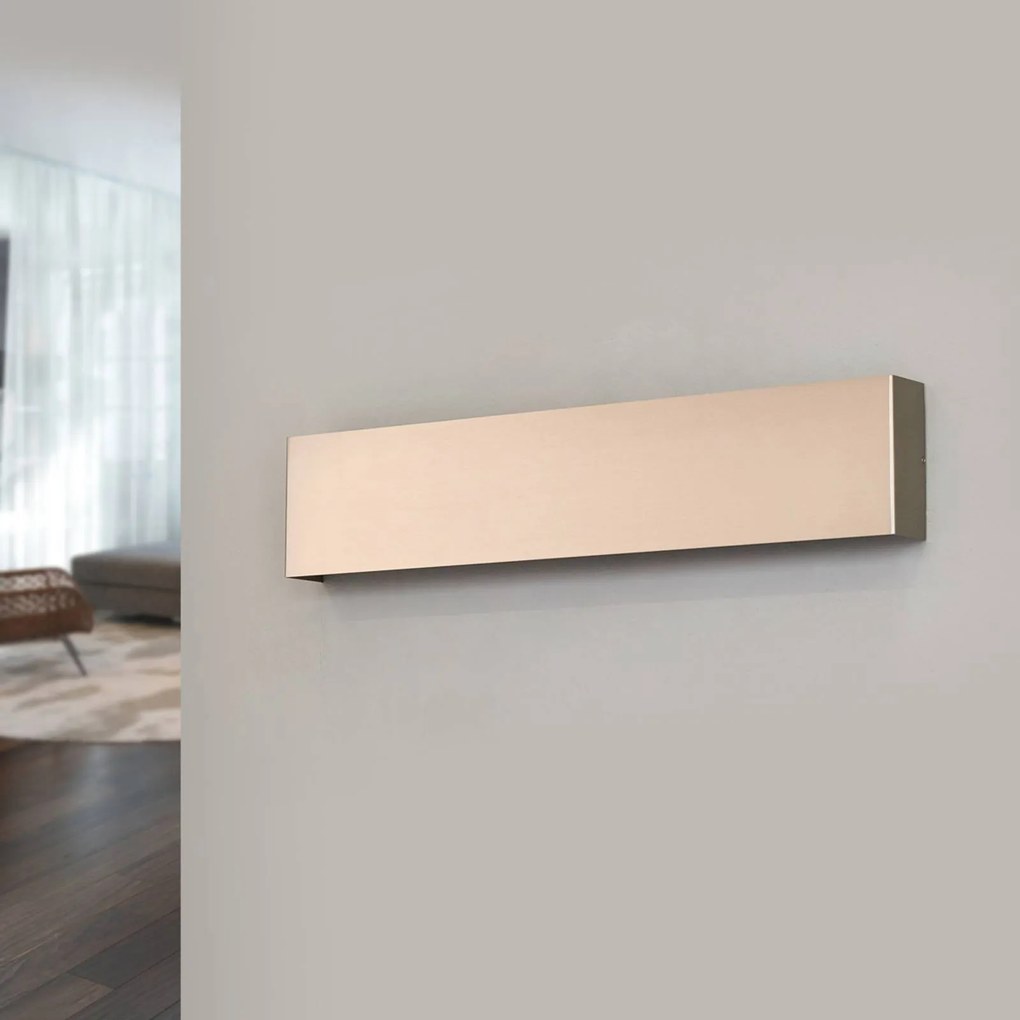 Applique da parete a LED Maja Quitani, dimmerabile, Alluminio / Grigio / Zincato, Soggiorno / Sala da pranzo, Alluminio, Moderno, Applique a LED