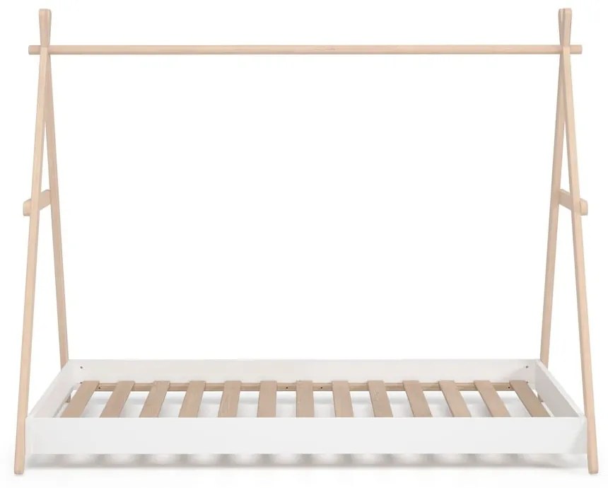 Letto per bambini in legno di pino bianco/naturale 90x200 cm Trufa - Marckeric