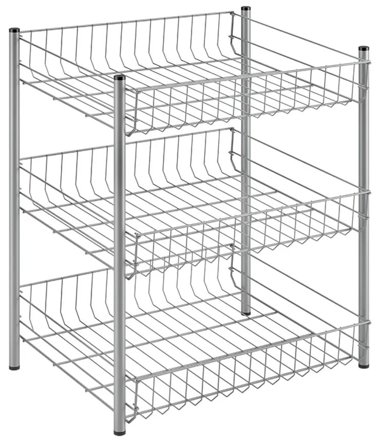 Organizzatore da cucina a 3 livelli - Metaltex